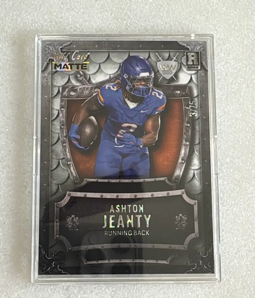 2024 Wild Card Sweet Football Ashton Jeanty Dark Rainbow Black1 #SWTDK-AJ SN1
