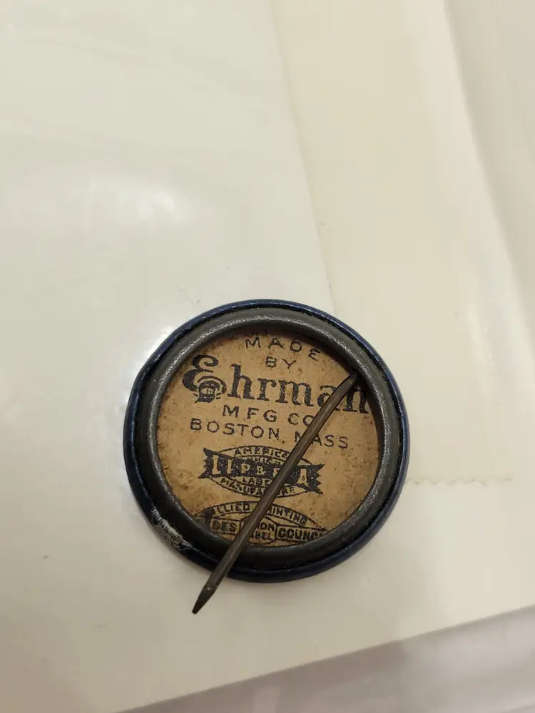 1917 Get Behind The Government Liberty Loan Statue Of Liberty 7/8" Cel Cause Pin