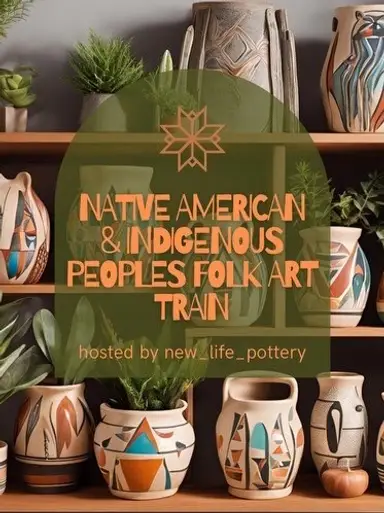 Native American & Indigenous Peoples Folk Art Raid Train