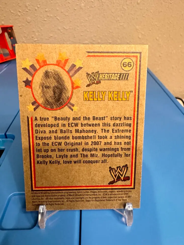 2007 WWE Topps Heritage III Kelly Kelly #66 Rc