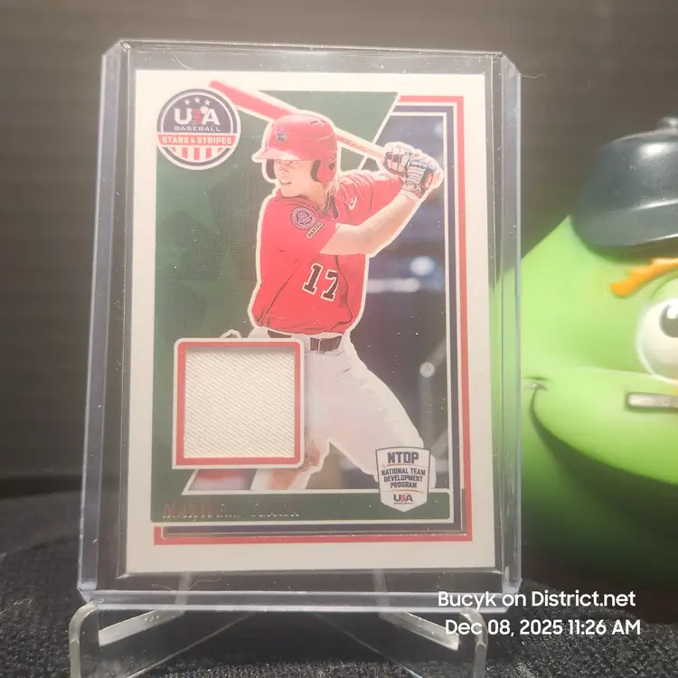 2022 Team USA Relic - Maxwell Clark