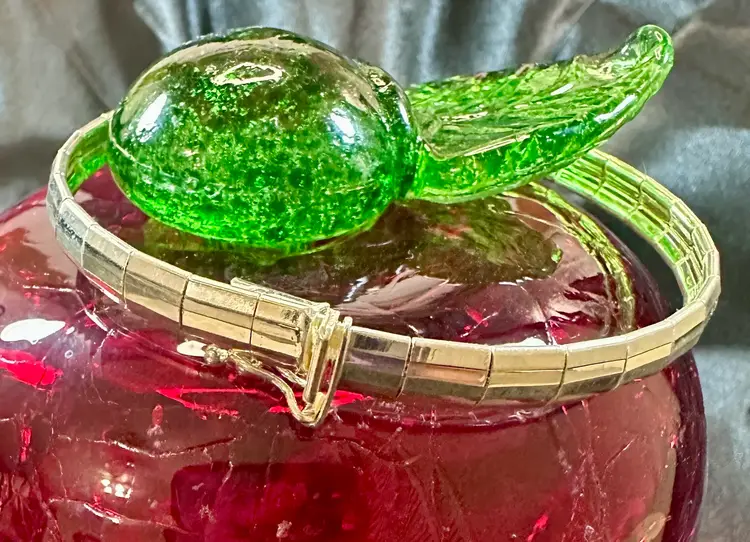 Milor Italy 925 Flexible Bangle Bracelet 7.75"