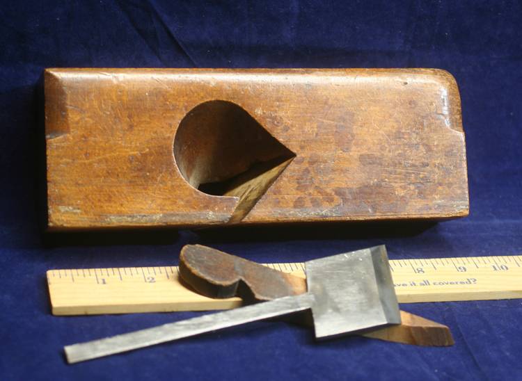 Wooden Rabbet Plane –  Skewed 2” Iron – SANDUSKY TOOL CO. OHIO