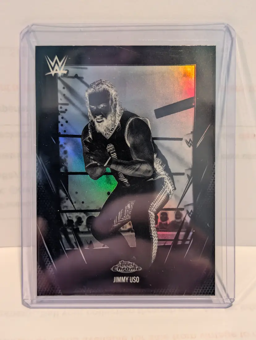 Jimmy Uso 2026 Topps Chrome WWE #31 Negative Refractor - (A) -