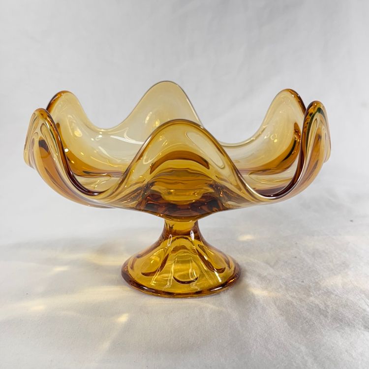 Honey Amber Viking Six Petal Compote