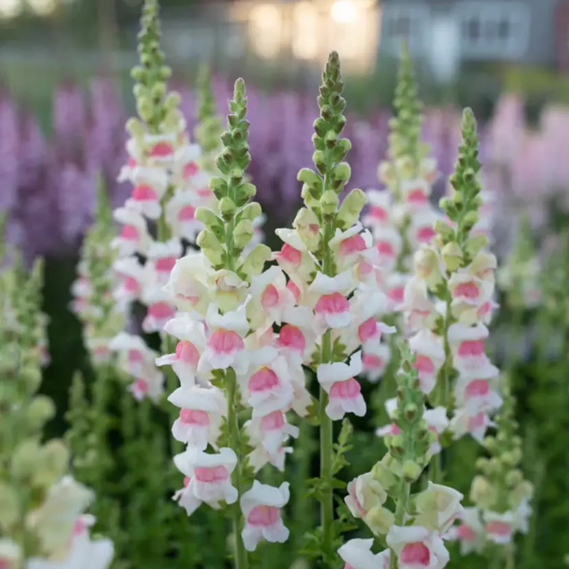 Appleblossom Snapdragon flower seed