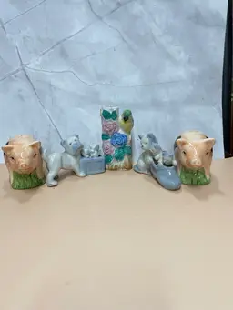 Ceramic Figurines Lot Of 5