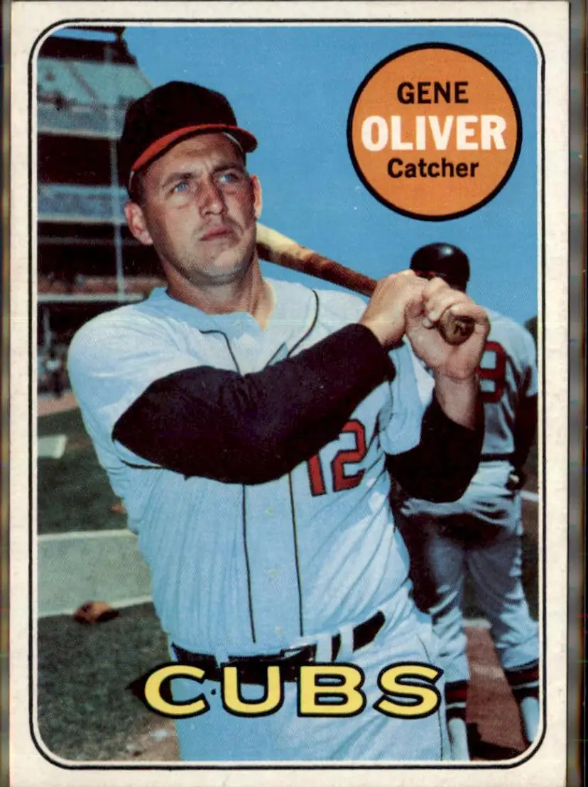1969 Topps #247 Gene Oliver - (pk3) - Chicago Cubs