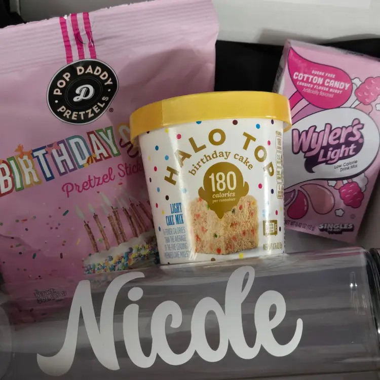 Happy Birthday Personalized Giftable Snack Box