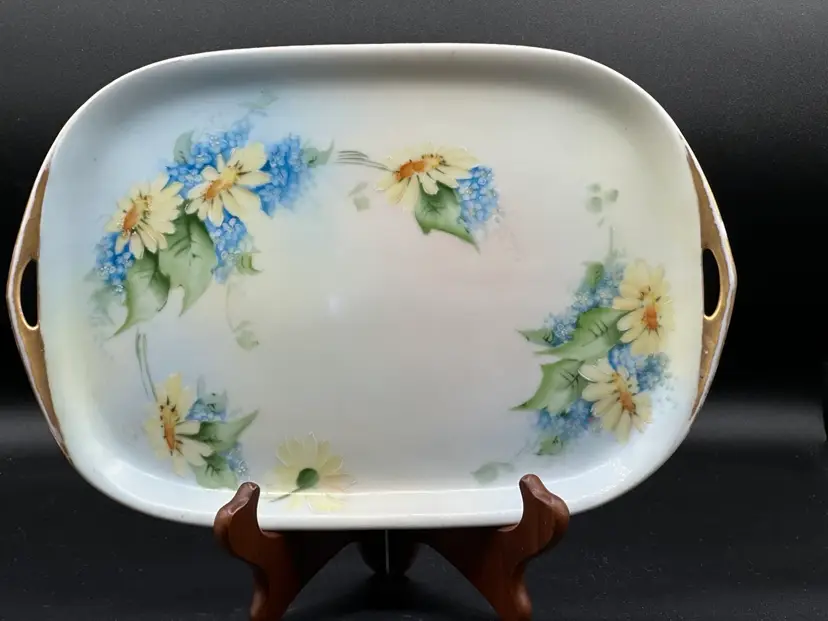 Vintage 1920s Rosenthal Donatello Hand Painted Tray