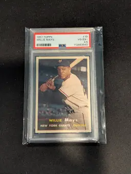 1957 Topps #10 Willie Mays PSA 4.5 - New York Giants