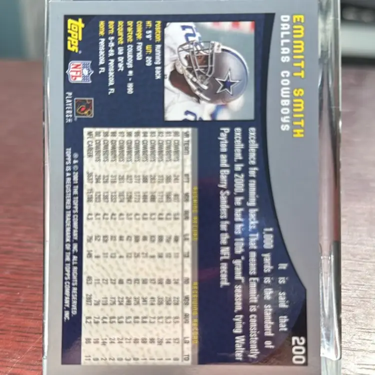 Emmitt Smith 2001 Topps #200