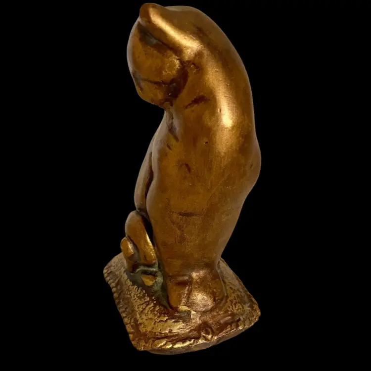 Cat On Pillow Heavy Statue
