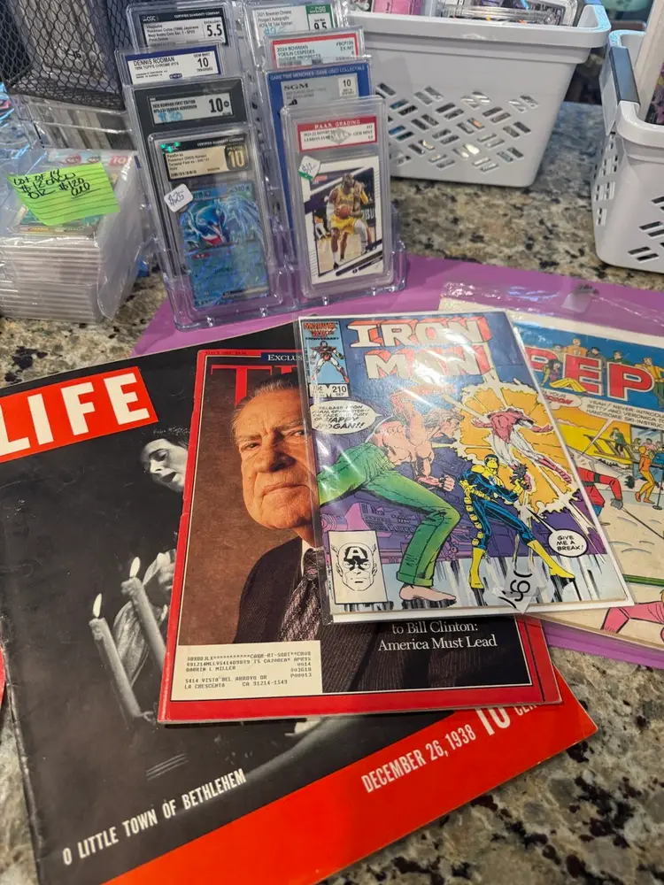 Comics Graded Slabs Sports Pokemon Old Magazines 