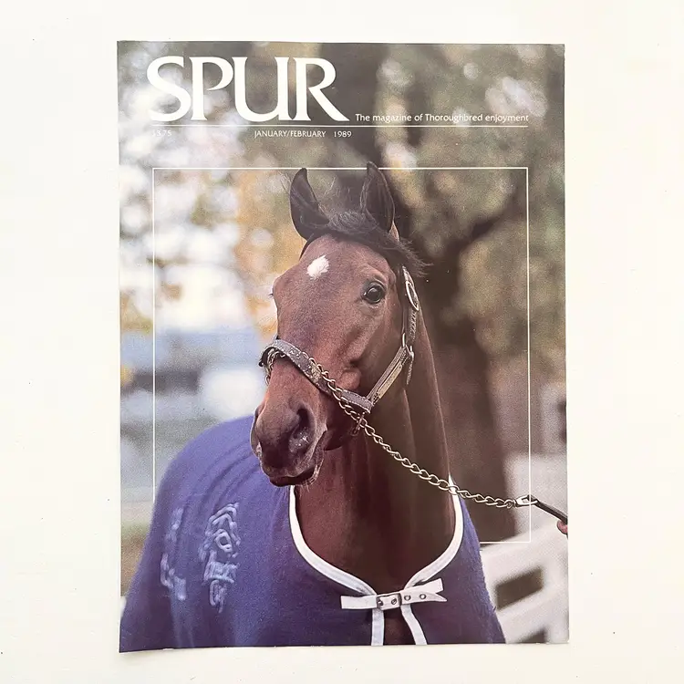 Alysheba Horse Racing MAGAZINE COVER Ephemera 1988 Breeders Cup Churchill Downs