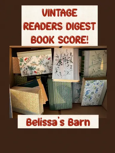 Readers Digest Books Read/Decor!