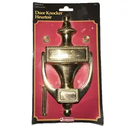 Amerock Solid Brass Colonial Style Door Knocker New Old Stock Vintage
