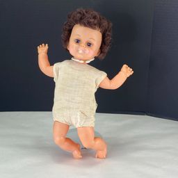 Vintage Ozen Japan Sleepy Eye Baby Doll Sound Box with Disk Not Working
