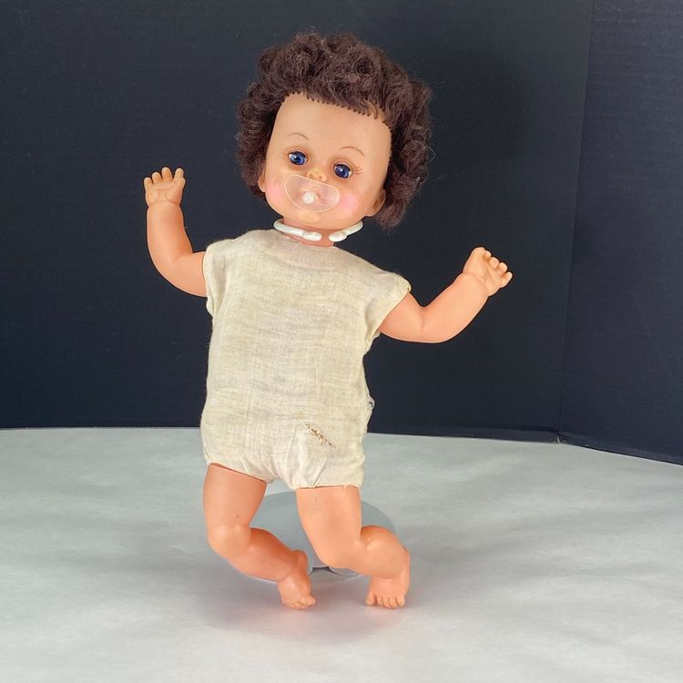 Vintage Ozen Japan Sleepy Eye Baby Doll Sound Box with Disk Not Working