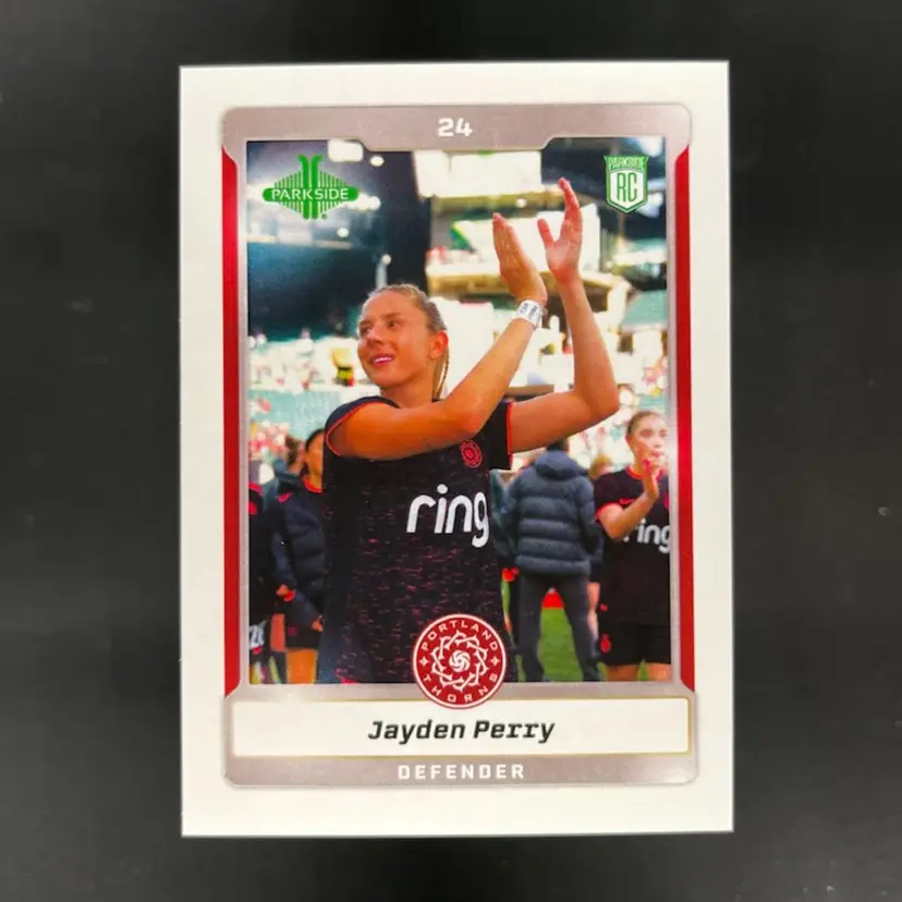 Jayden Perry 2025 Parkside NWSL Vol 2 Image Variation SP Soccer Card