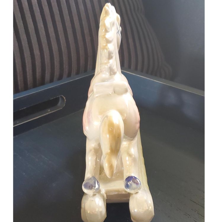 #01 Vintage Porcelain Little Rocking Horse