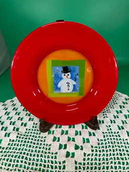 Snowman Plate