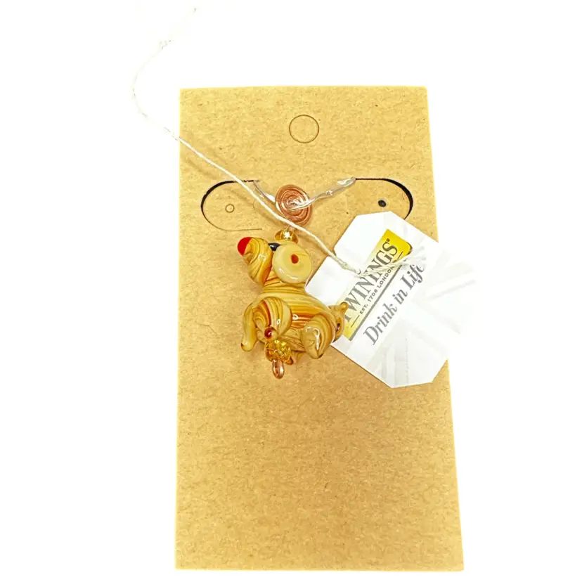 #01 Tea Bag Charm Puppy , made by me
