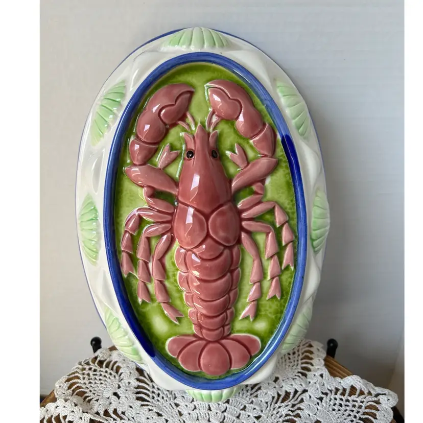 Vintage Gailstyn-Sutton Towle Lobster Ceramic Mold Wall Hanging Made In Japan 