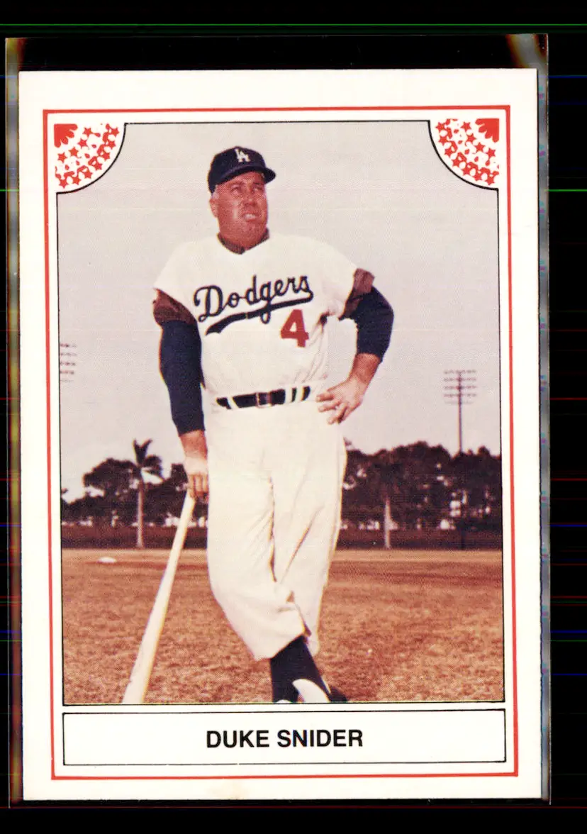 Duke Snider 1982 K-Mart 20th Anniversary #10 - (pk1c) - Los Angeles Dodgers