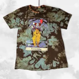Pennywise IT Horror Tie Dyed T-shirt Medium