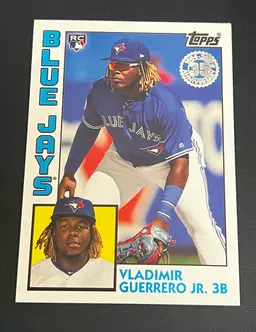 Vladimir Guerrero Jr 2019 Topps Update 1984 Topps Baseball #84-10 Rookie RC Toronto Blue Jays