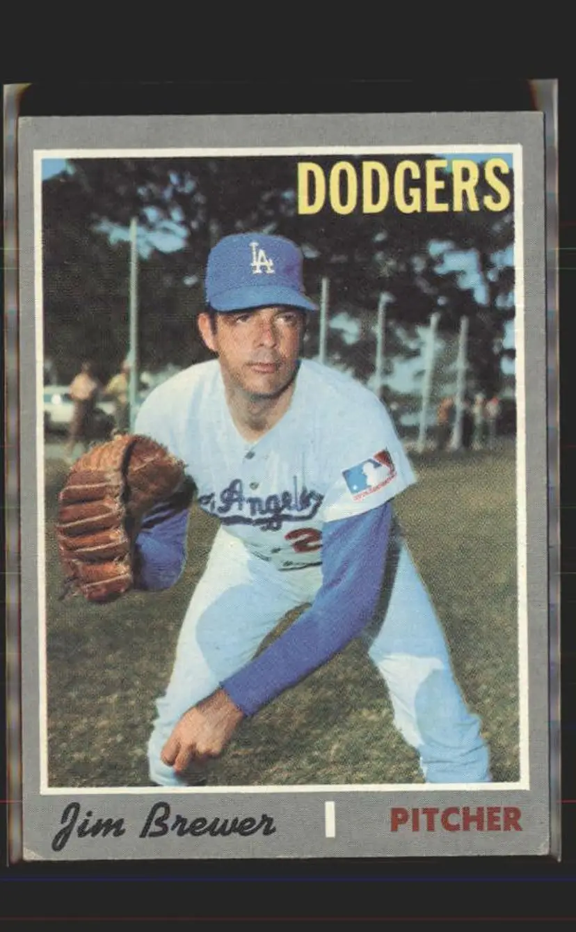 Jim Brewer 1970 Topps #571 - (pk6) - Los Angeles Dodgers