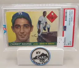 SANDY KOUFAX 1955 Topps PSA 1