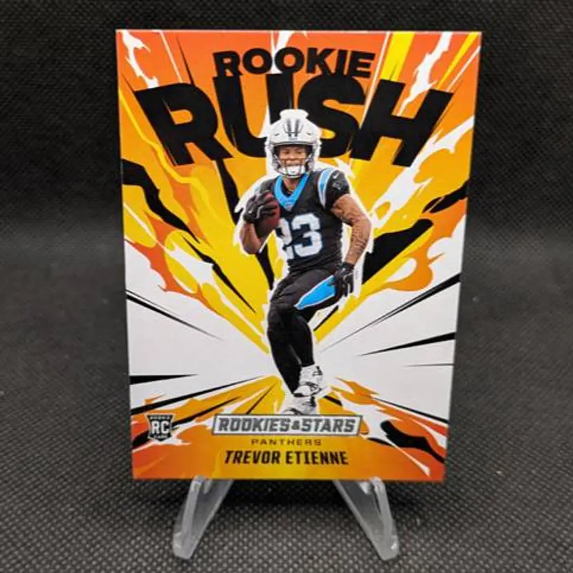 Trevor Etienne 2025 Panini Rookies & Stars Rookie Rush RC #19 - Jacksonville Jaguars