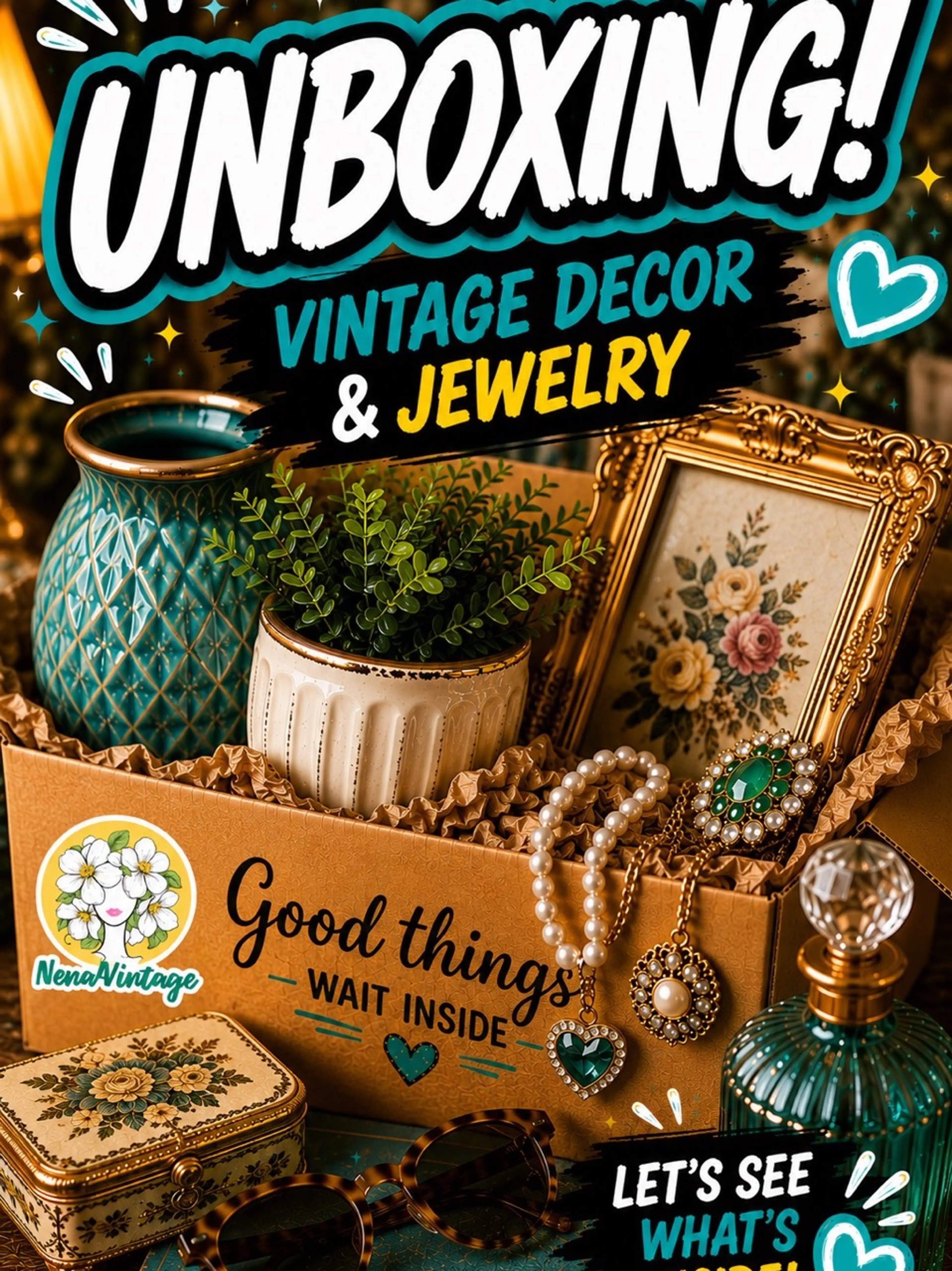 🎉Unboxing New Vintage Treasures🎉