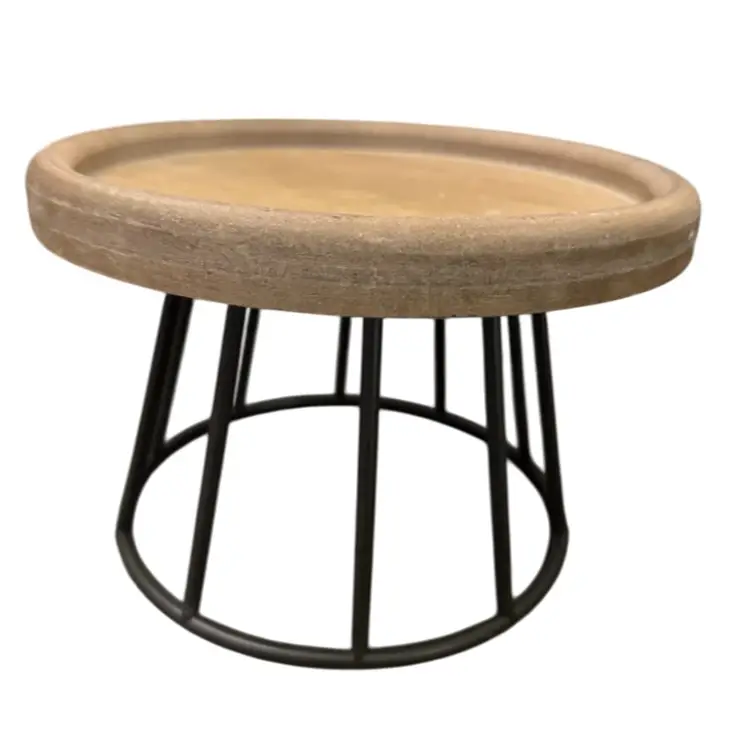 Decor Steals Farmhouse Wood/Metal Riser