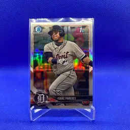 2018 Bowman Chrome Prospects Isaac Parades Refractor 1st /499