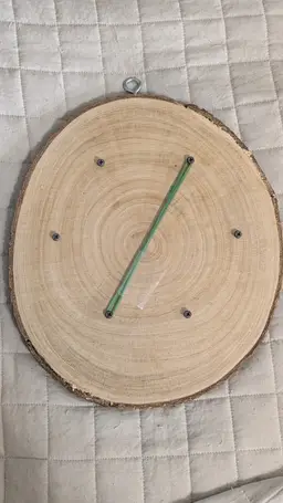 Plant Mounting Kit Waxed Poplar Live edge