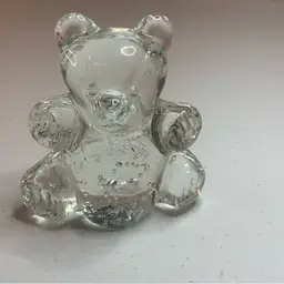 Crystal Clear Bear With Chips By Bottom