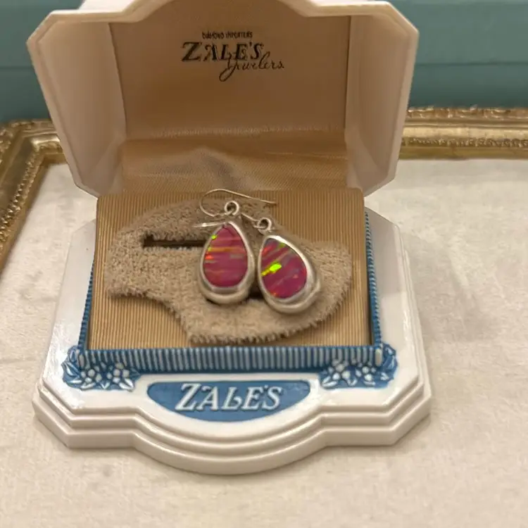 Sterling Pink Fire Opal