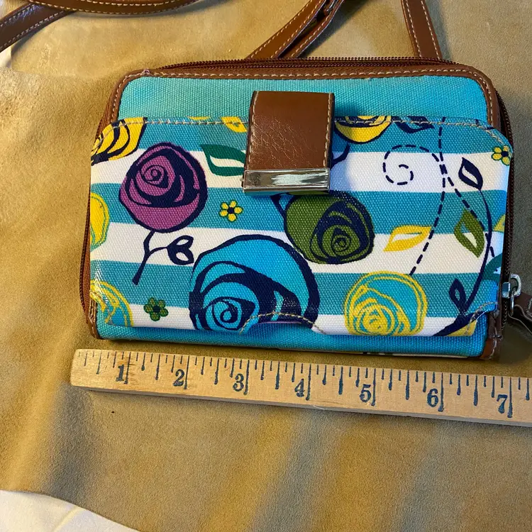 Small Cross body bag with numerous compartments