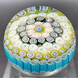 Italian Milliefiori Paperweight