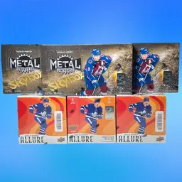 #01 2022/23 UD Allure/Skybox Metal Hockey 6 Box Mixer Live Team Rip #2 MBB1731 (stacked shipping)