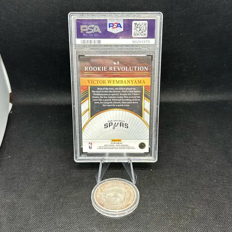 2023 Select Victor Wembanyama Rookie Revolution Red Prizm PSA 10 San Antonio Spurs