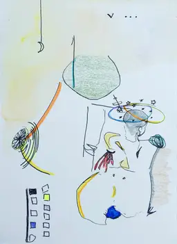 ‘god is a’ print