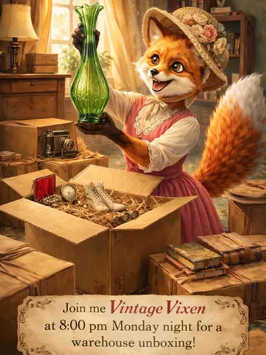Join Me VintageVixen For A Warehouse Unboxing! 