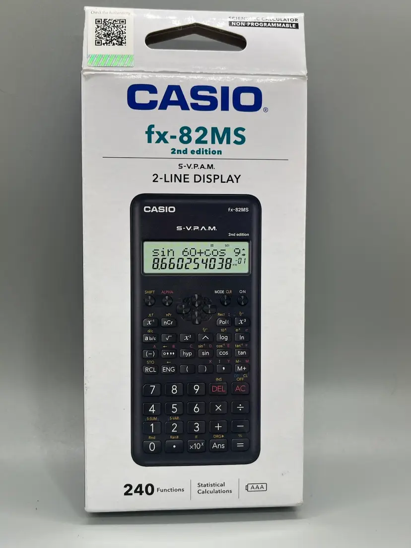 Casio FX-82MS 2nd Edition Statistics Calculator