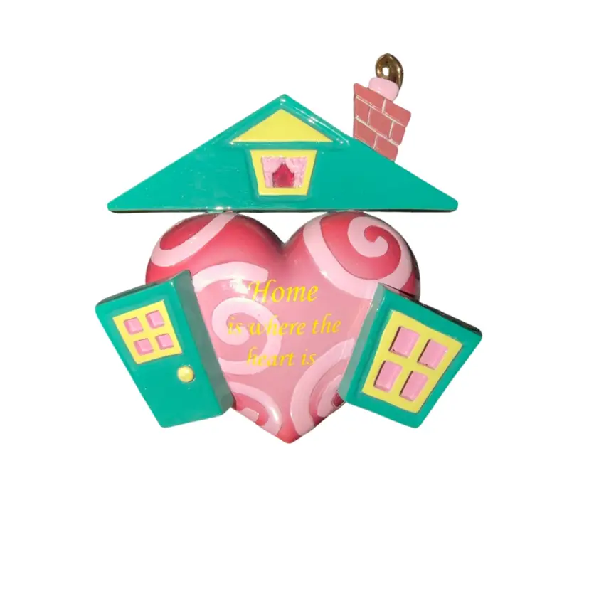 Super rare Westland Smoothware House Heart Figurine