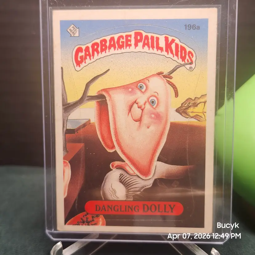 1986 Garbage Pail Kids - Dangling DOLLY #196a