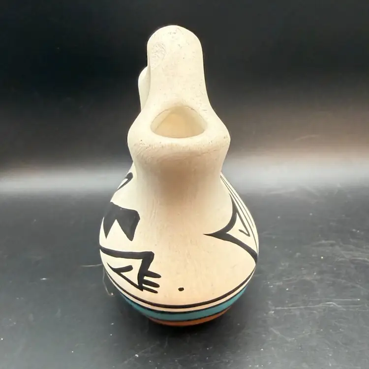 Navajo Small Wedding Vase -signed Jay